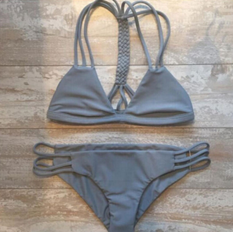 SEXY TWO-PIECE BIKINI SWIMSUIT