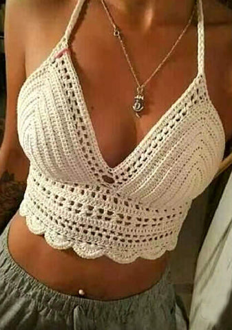 Sexy Bra Crochet Bralette Bikini Beachwear