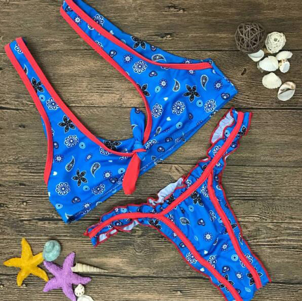 Sexy Retro Swimwear Bikini Set