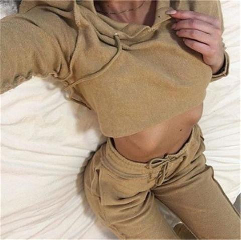 FASHION TWO-PIECE HOODED SWEATER