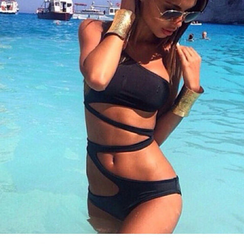 BLACK BIKINI SWIMWEAR