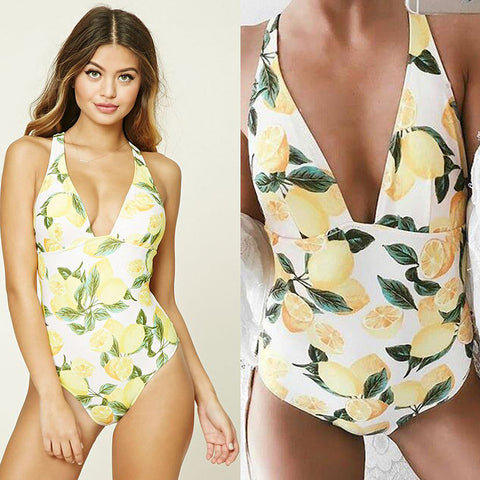 Sexy Printed One Piece Swimwear