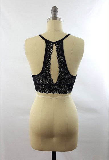 Sexy Women Lace Perspective Vest Top
