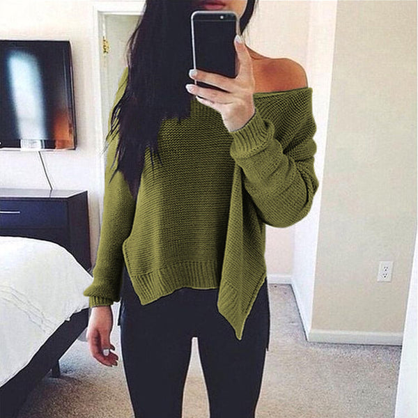Women's Loose Fitting Sweater Top