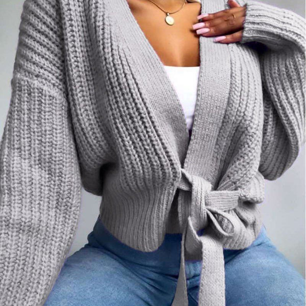 Loose Cardigan Knit Sweater