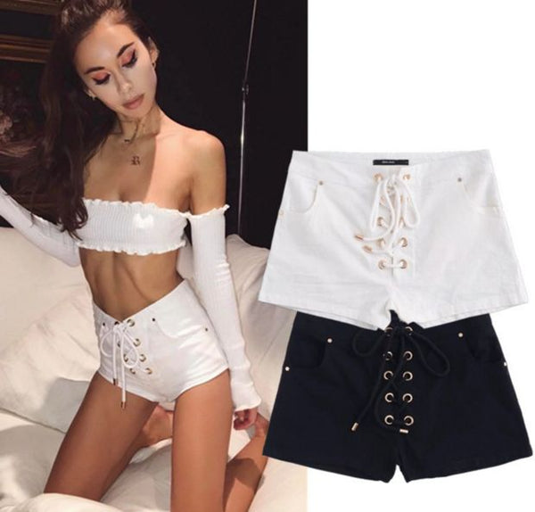 Women'S Summer New Cross Strap Sexy Shorts